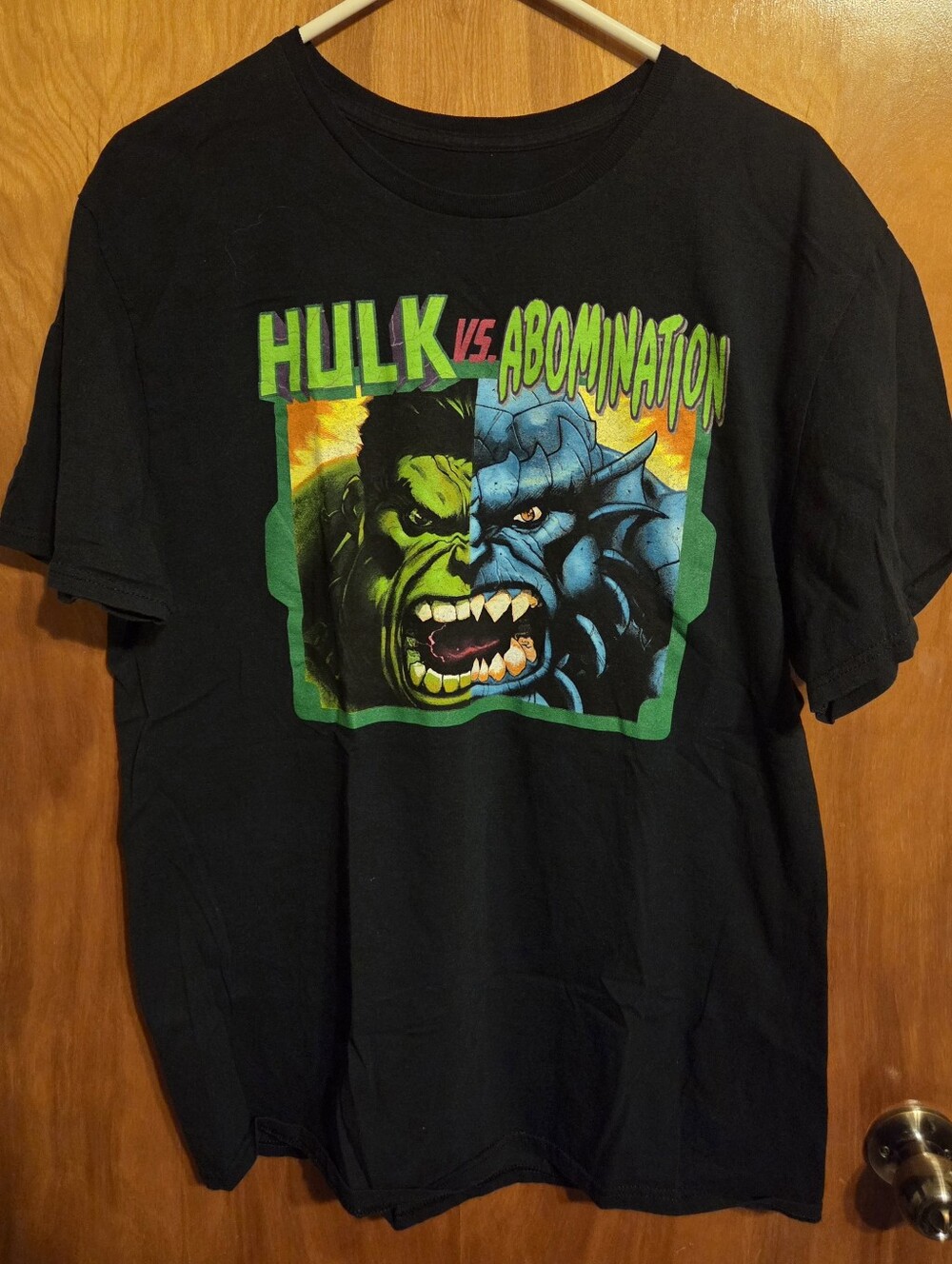 Marvel HULK VS. ABOMINATION Loot Crate Exclusive Black T-Shirt Size XL